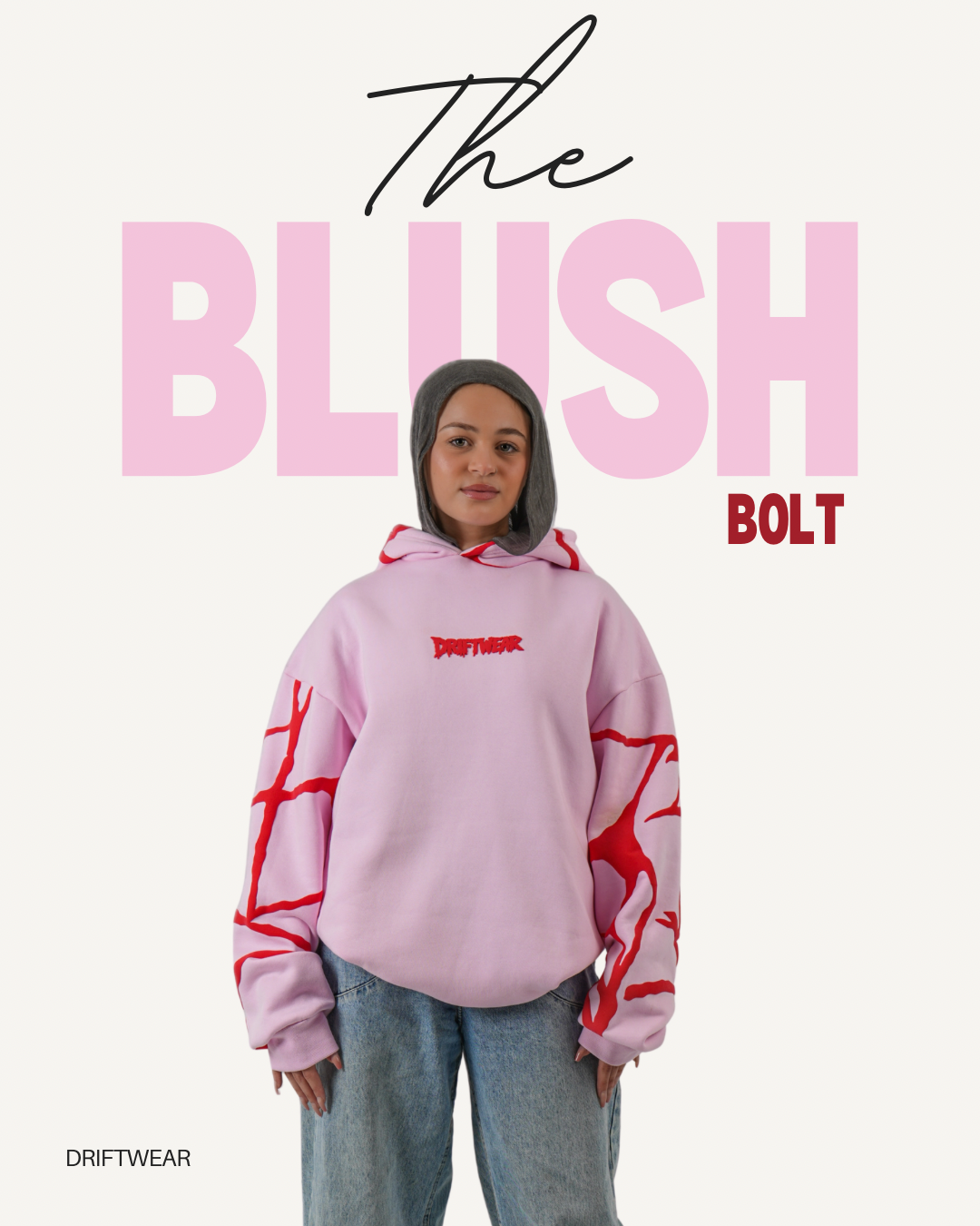 Unisex Pink Hoodie