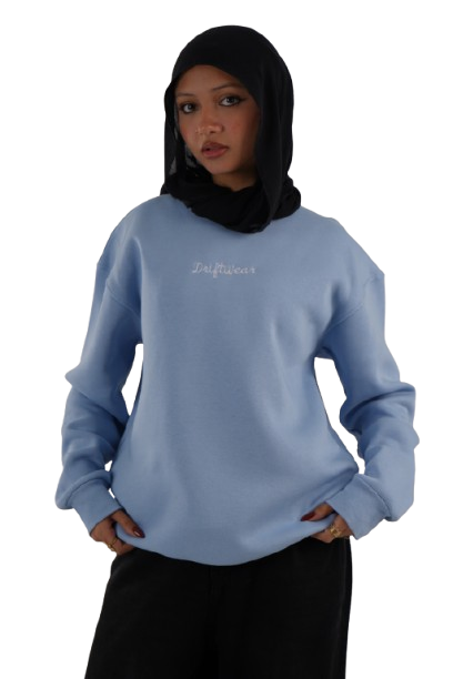 Unisex Baby Blue Crew Neck