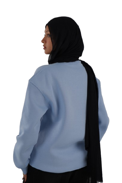 Unisex Baby Blue Crew Neck