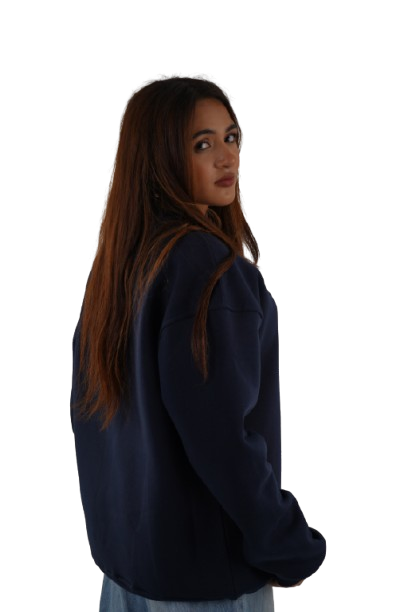 Unisex Navy Crew Neck