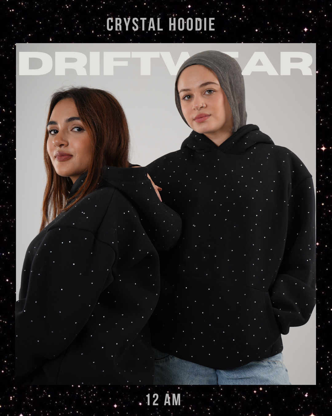 Unisex Crystal Hoodie